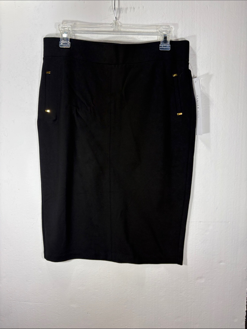 Women's Blackberry Skirt with Gold Accent Details